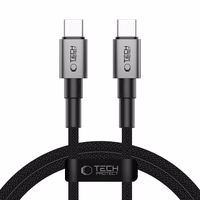 Tech-Protect UltraBoost DNA USB-C PD60W/3A kabelis 100cm - pelēks