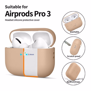 Tech-Protect Силиконовый Чехол для AirPods Pro 3 - бежевый