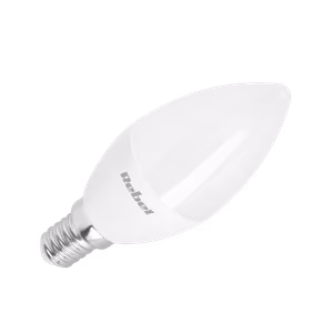Rebel candle-shaped E14 LED bulb, 8 W, 4000 K, 230 V