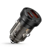 Tech-Protect CC30W automašīnas lādētājs USB-C PD 30W / USB-A QC 3.0 - melns