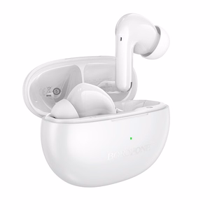 Baltas TWS Bluetooth austiņas Borofone FQ16 Star, ANC+ENC, Smart AI