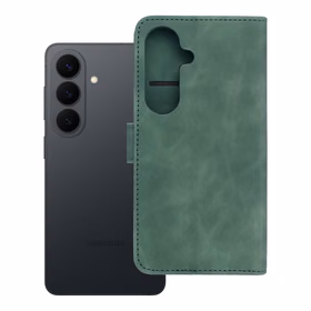 TENDER grāmatas veida viedtālruņa apvalks SAMSUNG S26 zaļš