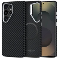 Tech-Protect Ion Carbon Magnētiskais apvalks Samsung Galaxy S25 Ultra - melns