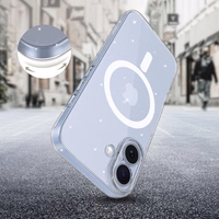 Tech-Protect FlexAir MagSafe viedtālruņa apvalks iPhone 17 - caurspīdīgs ar spīdumiem