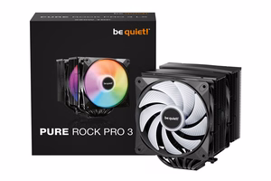 be quiet! Pure Rock Pro 3 LX procesora gaisa dzesētājs 12 cm melns 1 gab.
