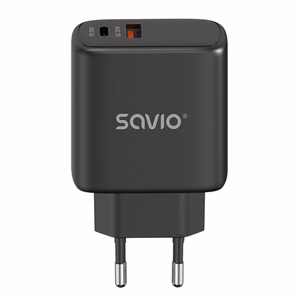 SAVIO LA-06/B USB Quick Charge Power Delivery 3.0 30W lādētājs