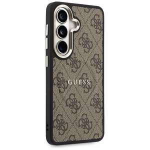 Guess maciņš 4G Embossed Ring MagSafe priekš Samsung Galaxy S26 brūns