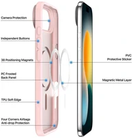 Korpuss Dux Ducis Yind Apple iPhone Air rozā krāsā