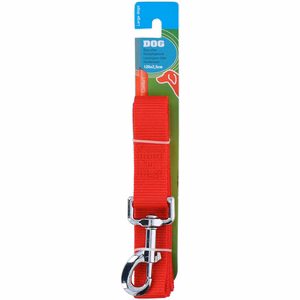 XL izmēra suņa pavada, 120 cm, sarkana