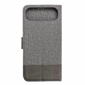 GOMMA grāmatas tipa viedtālruņa apvalks IPHONE 17 Air pelēks