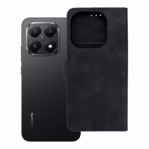 TENDER grāmatas veida viedtālruņa apvalks XIAOMI 15T melns