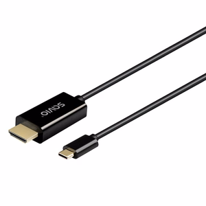 SAVIO CL-191 USB-C–HDMI kabelis, 30Hz, 2m, plastmasas