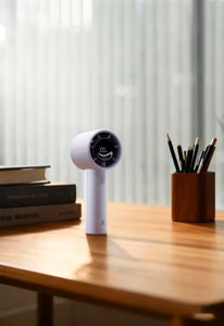 JisuLife Handheld Fan 10S (5000mAh) rokas ventilators, zils