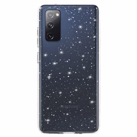 Crystal Glitter viedtālruņa apvalks Samsung Galaxy S20 FE/Lite sudraba