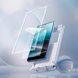 Spigen Elite Shield EZ FIT Hibrīda stikls Samsung Galaxy S25 Ultra - caurspīdīgs