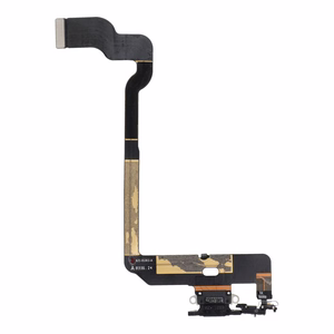 Uzlādes fleksis USB IPHONE XS melns (lietots)