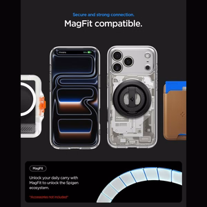 Spigen Ultra Hybrid MagSafe Zero One maciņš iPhone 18 Pro Max / 17 Pro Max, titāna krāsā