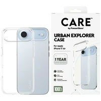 CARE by PanzerGlass Flagship Urban Explorer viedtālruņa apvalks ar caurspīdīgu rāmi iPhone Air - caurspīdīgs