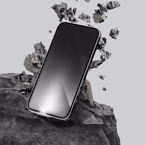 Forcell Aizsargstikls - iPhone 15 Pro melns