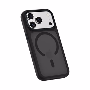 Benks Magnetic Mist maciņš ar metāla rāmi (K069) iPhone 17 Pro melns (Camera Control poga)
