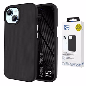 3mk Fortis MagCase maciņš iPhone 15, melns