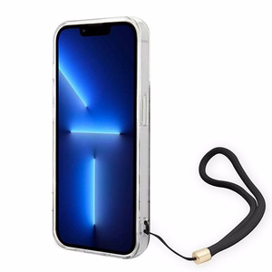 Guess GUOHCP14LH4STW iPhone 14 Pro 6.1 "brūns / brūns cietais apvalks 4G druka Siksna