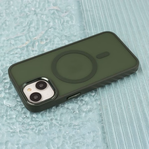 Telefona Maciņš "Frozen Mag" Apple iPhone 16 Zaļš