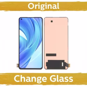 LCD displejs saderīgs ar Xiaomi Mi 11 5G melns (Atjaunots: Ķīna)
