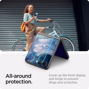 Spigen Glas.TR EZ Fit HD Tempered Glass Screen Protector for Samsung Galaxy Z Flip 7 - Transparent