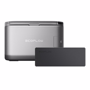 Komplekts: EcoFlow Glacier 45L portatīvais ledusskapis + 298Wh baterija.
