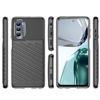 Thunder Case paredzēts Motorola Moto G62 5G silikona aizsargapvalks melns