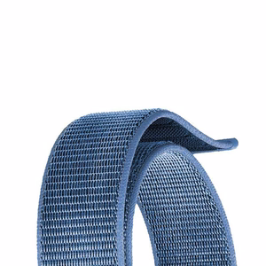 Crong Nylon Sport siksniņa Apple Watch 38 / 40 / 41 mm un 42 mm (Series 10 / 11) modeļiem, okeāna zila