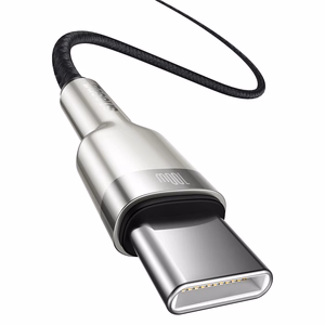 Baseus kabelis Cafule Metal PD USB-C - USB-C 1,0 m melns 100W