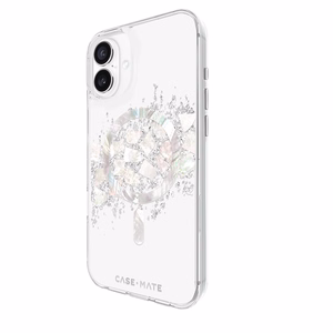 Case-Mate Karat MagSafe vāciņš ar perlamutra ielaidumiem ierīcei iPhone 16 Plus, A Touch of Pearl
