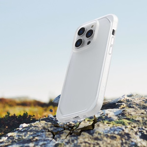 Raptic X-Doria Slim viedtālruņa apvalks iPhone 14 Pro aizmugures vāciņš caurspīdīgs