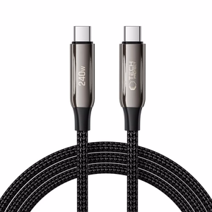 Tech-Protect UB10T Ultraboost USB-C PD240W/QC4.0 kabelis 200cm - melns