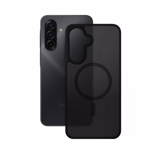 Crong Hybrid Matte Magnetic MagSafe vāciņš ierīcei Samsung Galaxy A17, melns