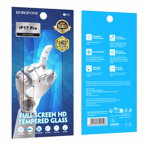 Borofone Rūdīts stikls BF6 Diamond Armor Full Screen HD priekš Iphone 17 Pro - 10 gab.