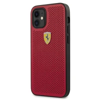Ferrari FESPEHCP12SRE iPhone 12 mini 5.4 sarkans viedtālruņa apvalks On Track perforēts