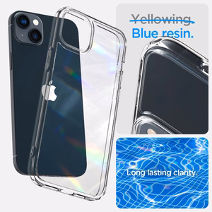 Spigen Ultra Hybrid viedtālruņa apvalks iPhone 14 - skaidrs