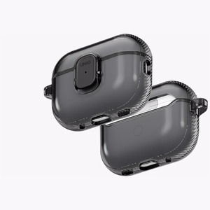 Uniq Glase Pro macins AirPods Pro 3 Lock macins - caurspidigs melns