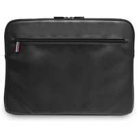 BMW Carbon Pockets & Metal Logo Sleeve 14 collu portativa datora soma - melns