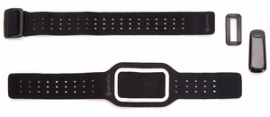 Griffin Sleep Sport plaukstas locītavas un augšdelma siksna ar aktivitātes izsekotāja kabatu un pagarinājumu Fitbit, Misfit un Sony ierīcēm, melna