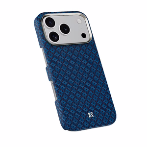 Чехол Benks Magnetic Armor Air Grid Kevlar металлическая рамка 600D (0070) для iPhone 17 Pro Max синий