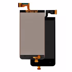 LCD Displejs Saderīgs ar HTC Desire 300 Melns HQ