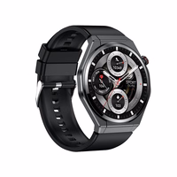 Blavec Smartwatch U-02 Kenzo HD AMOLED Voice Call (SWU0-B) czarny + 1 paseka