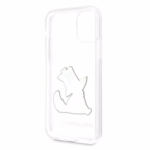 Чехол Karl Lagerfeld Choupette Fun для iPhone 11 / Xr - прозрачный