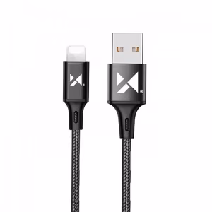 USB Cable Wozinsky "WUC-L2B" Black "Lightning" 200cm