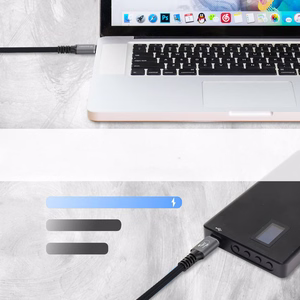 Wozinsky WPS-UY42S USB-C Thunderbolt 4 kabelis 240W 2m 4K - melns