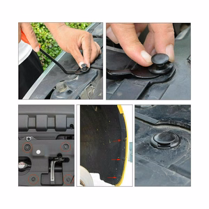 Automotive trim clip set, 635 pcs., E6089